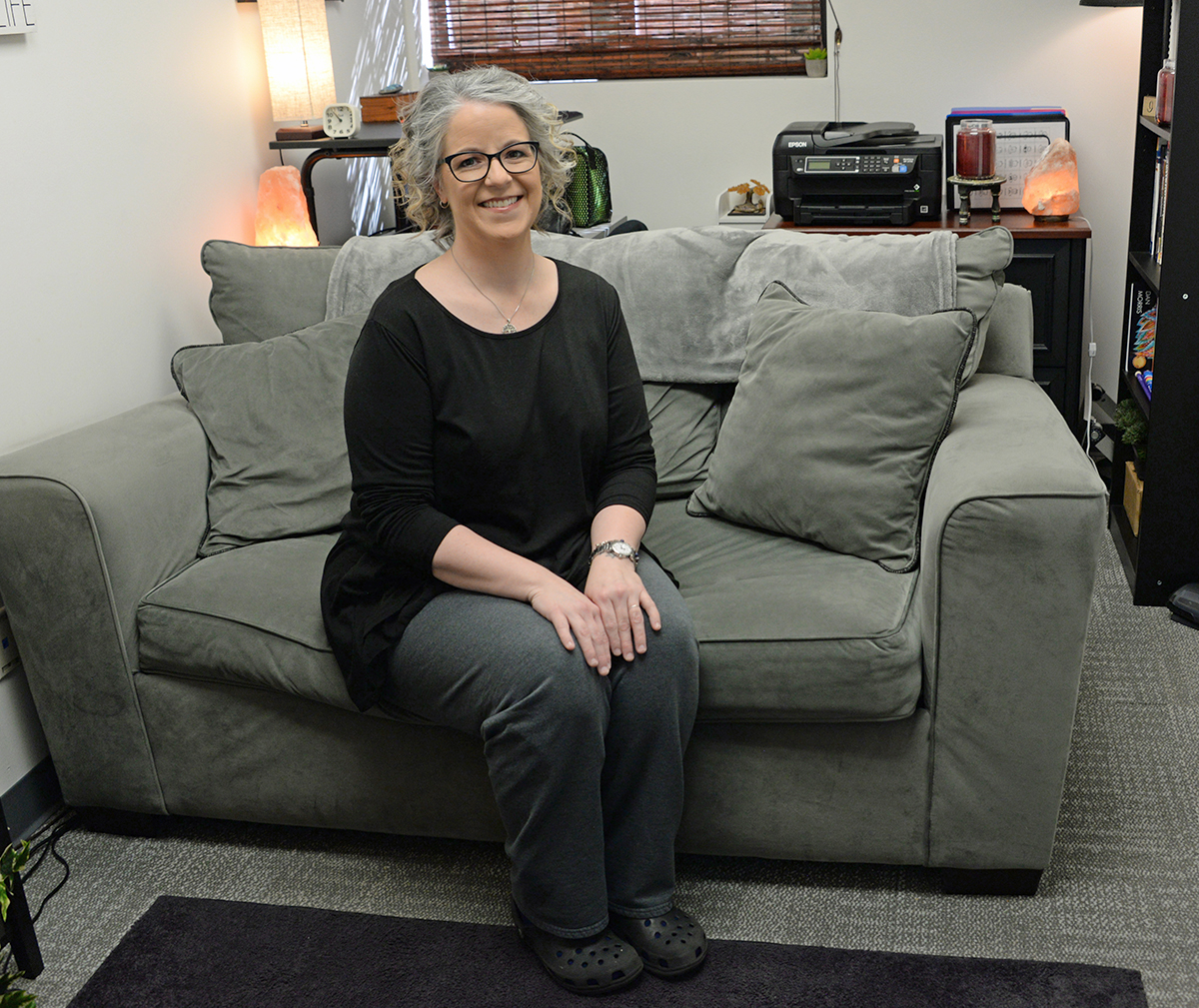 COACHING COMPANION: Megan Gallagher is the founder and owner of Here to There Wellness, an online coaching program that launched earlier this year. The program is a companion to her Here to There Counseling business in Warwick. / PBN PHOTO/ELIZABETH GRAHAM